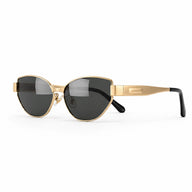 BAPORSSA Sunglasses black gold three quarter view