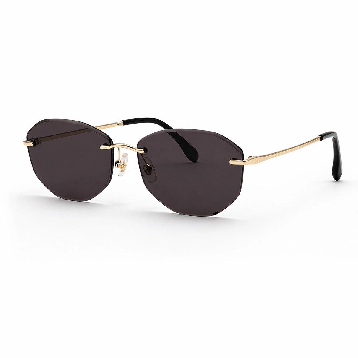 Backbone Noir Carbon sunglasses three-quarter product view