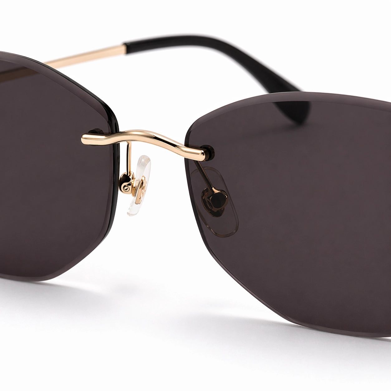 BAPORSSA BackBone Sunglasses Midnight Smoke Nose pad