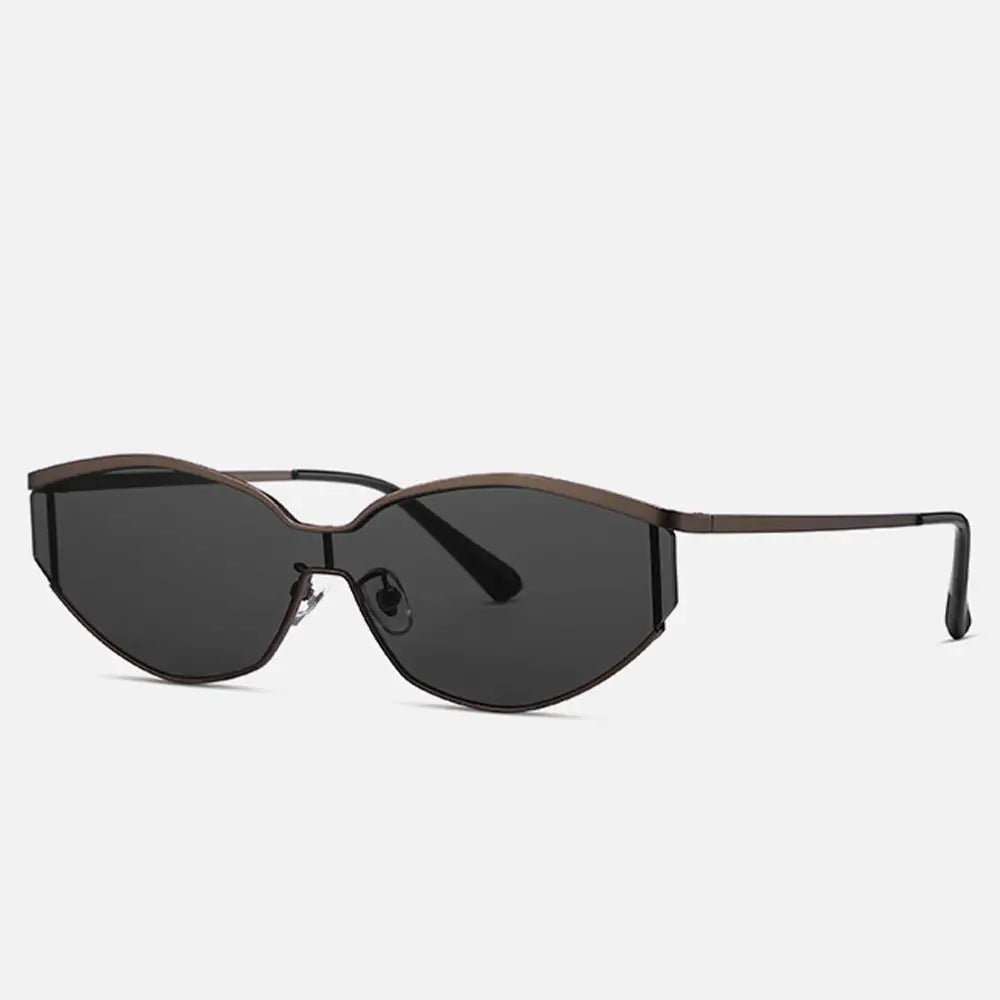 Baporssa Y2K Cat-Eye Sunglasses – Cyber Black Edition