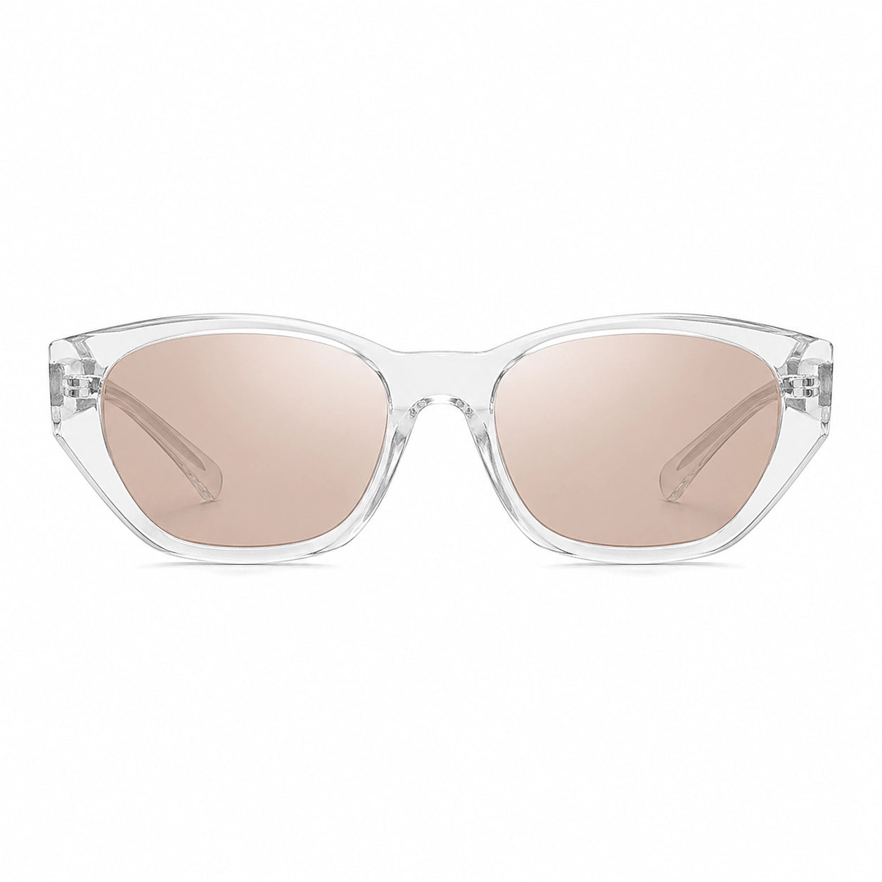 BAPORSSA Dune cat-eye sunglasses, shown in a close-up detail view