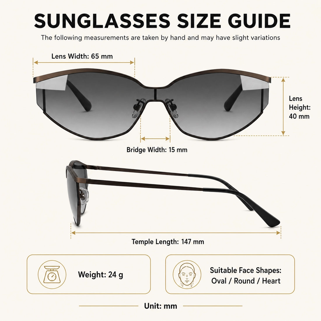 Volt fit and size guide