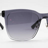Sunglasses with a gradient lens on a white background