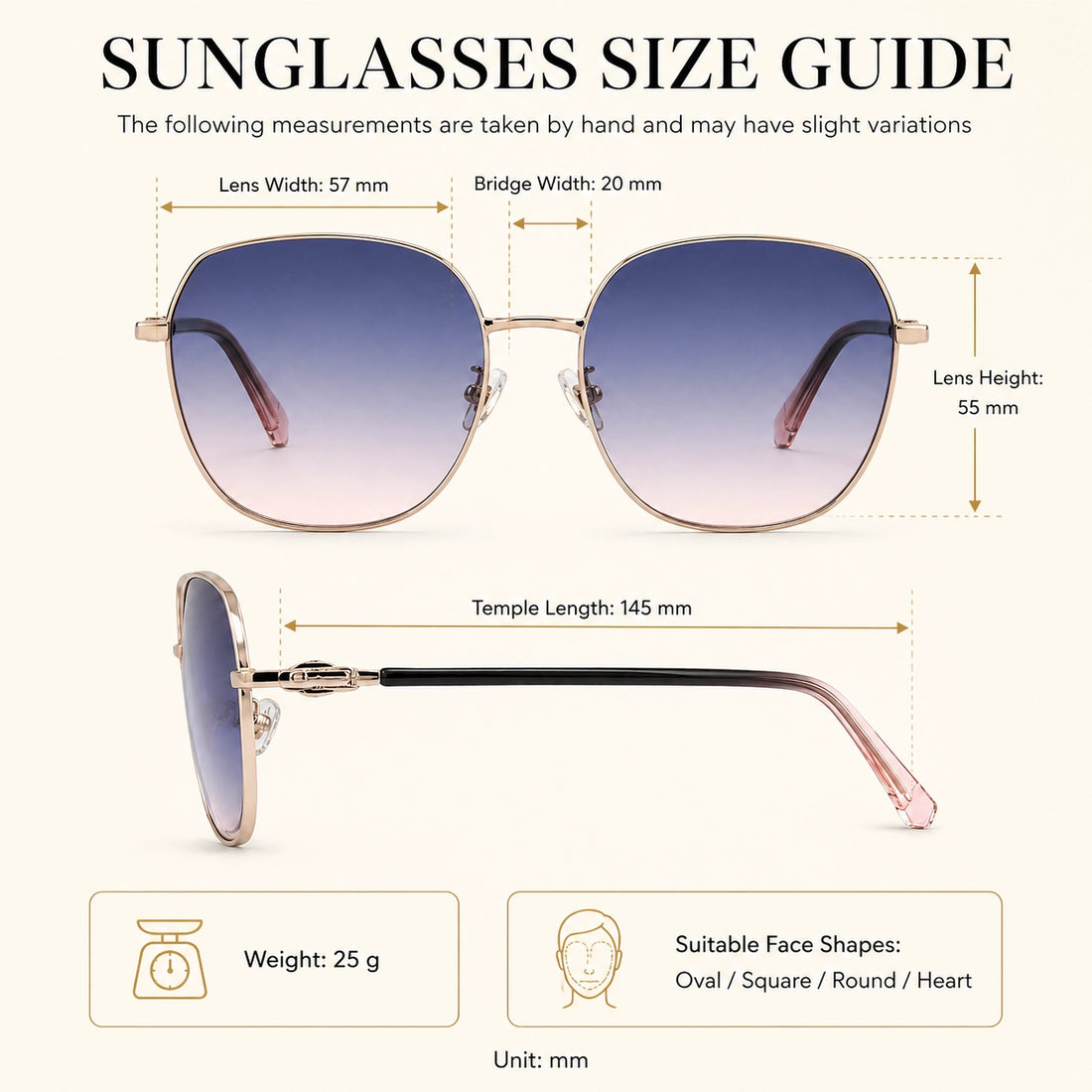 Luma fit and size guide