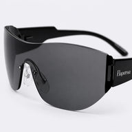 Sprint black lens detail view BAPORSSA sunglasses