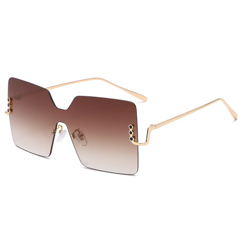 BAPORSSA Large Frame Square Sunglasses For Men And Women