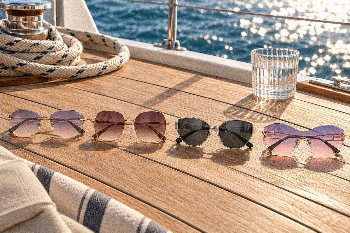 Backbone, Luma, Onyx and Vanguard: four polarized frames from 20 to 25 g.