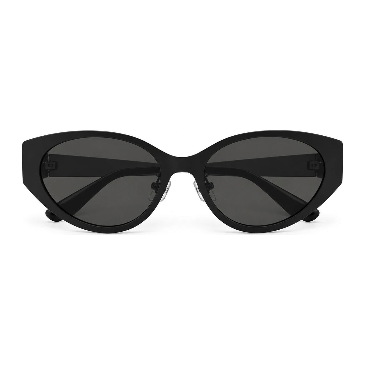 BAPORSSA Lyra sunglasses in Black, front view on a white background