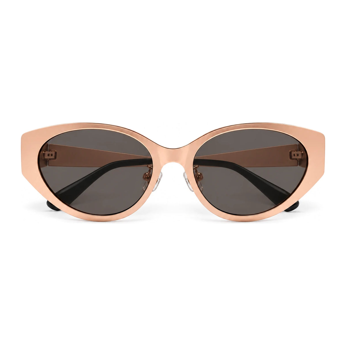 BAPORSSA Lyra sunglasses in Bronze, front view on a white background