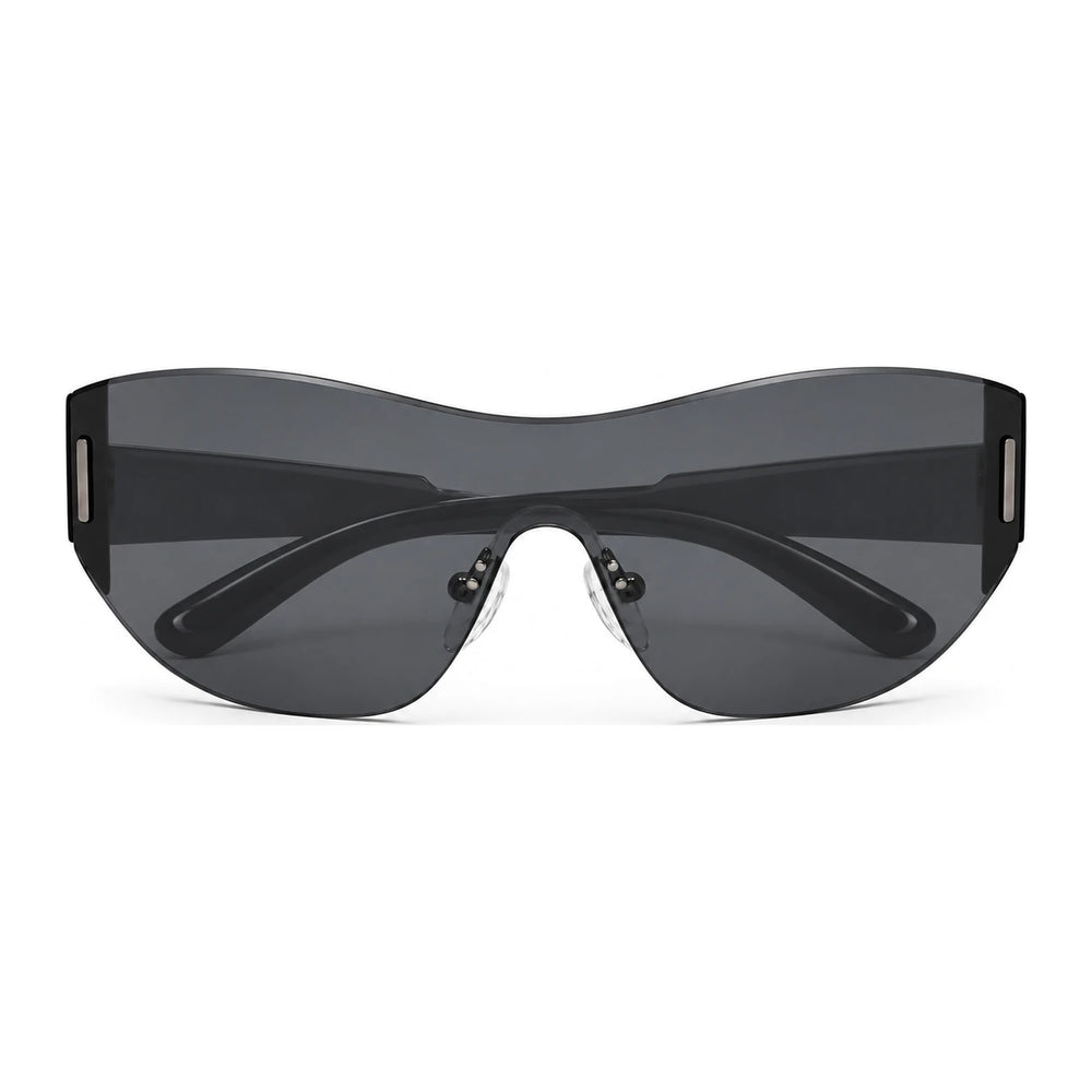 Sprint | Polarisierte randlose Sonnenbrille in Black
