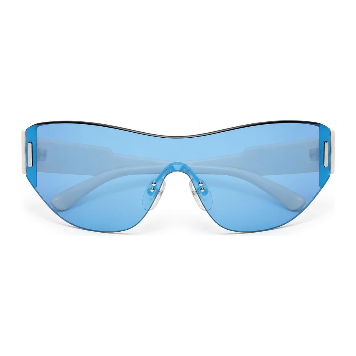 BAPORSSA Sprint sunglasses in Sky Blue, front view on a white background