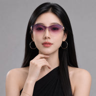 BAPORSSA vanguard butterfly shield sunglasses studio portrait