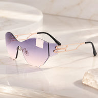 BAPORSSA vanguard one piece shield sunglasses marble still life