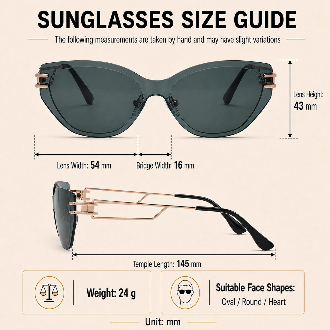 Kante fit and size guide